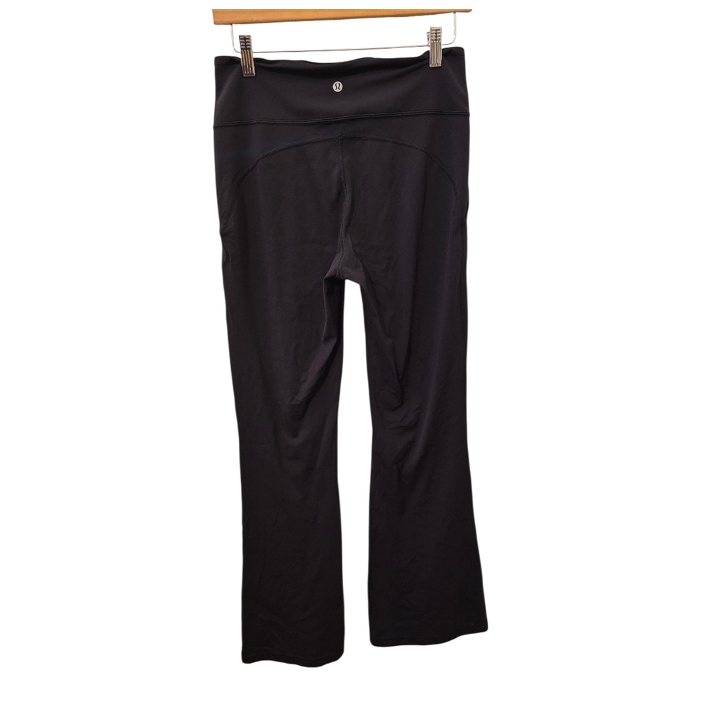 lululemon 34 Inch Inseam Black Boot-Cut Yoga Pants
